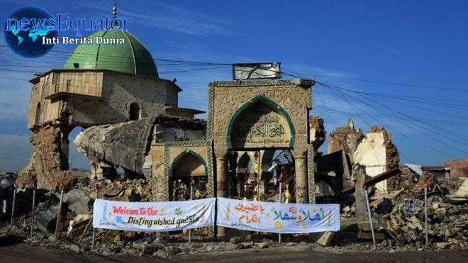  Lima Bom ISIS Ditemukan di Masjid Bersejarah Irak oleh PBB