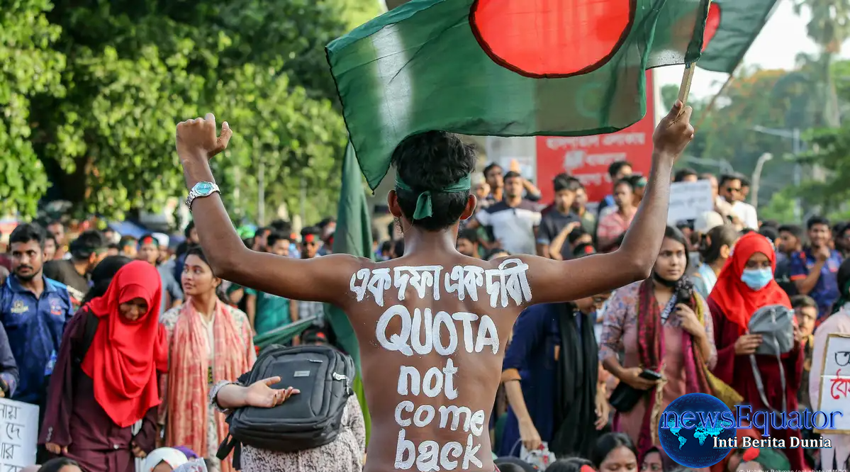 Mahasiswa Bangladesh Lanjut Demo Tuntut PM Hasina Minta Maaf