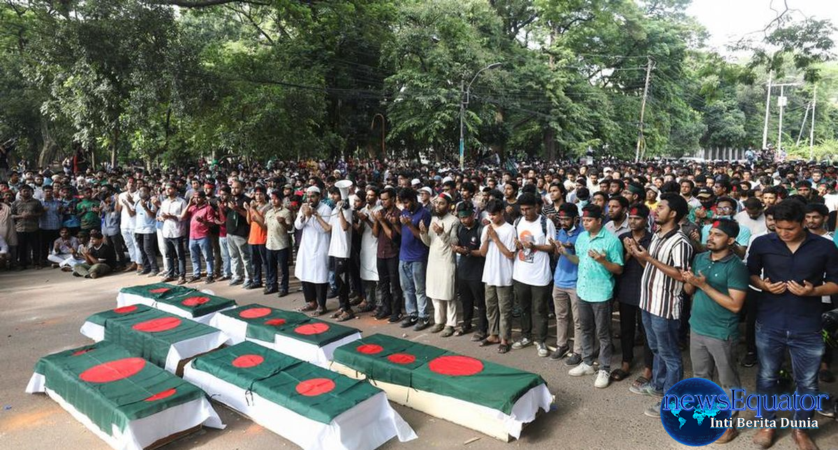 Mahasiswa Bangladesh Lanjut Demo Tuntut PM Hasina Minta Maaf