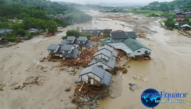 Banjir Bandang di Jepang: 6 Tewas, 7 Hilang