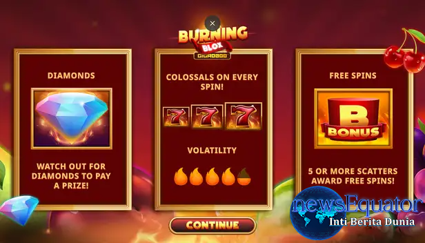 Burning Blox Gigablox: Provider Slot Online Yggdrasil Memanaskan Gulungan