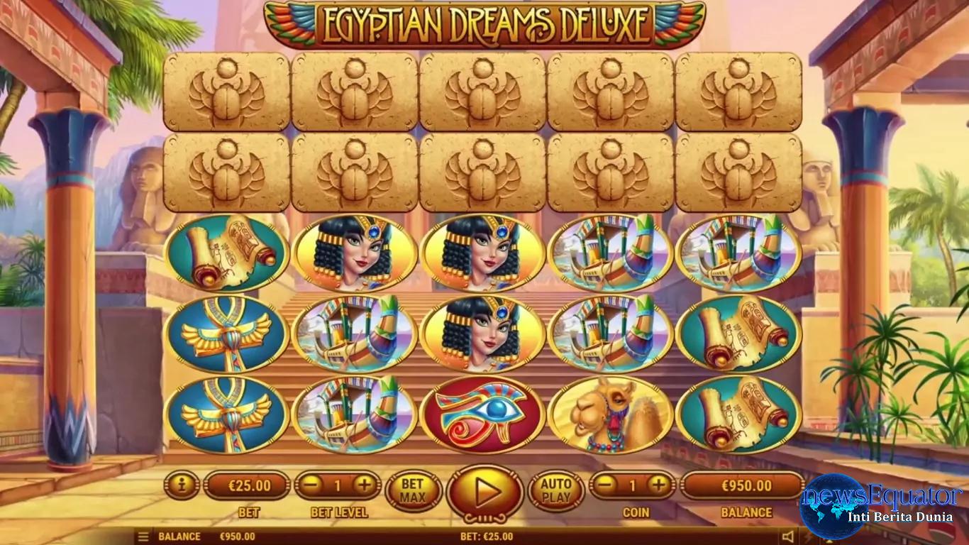 Egyptian Dreams Deluxe: Petualangan Mesir Kuno dengan Fitur Mengagumkan dan RTP Slot Tinggi