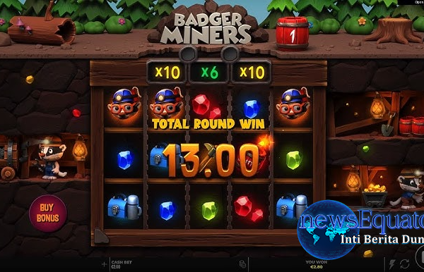 Badger Miners: slot online perjalanan bawag tanah dari Yggdrasil