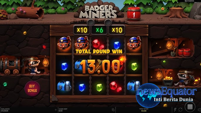 Badger Miners: slot online perjalanan bawag tanah dari Yggdrasil