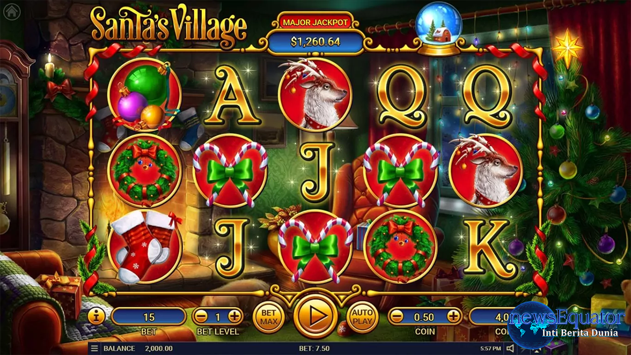 Santa's Village: Slot Bertema Natal dengan Keuntungan Besar dari Habanero