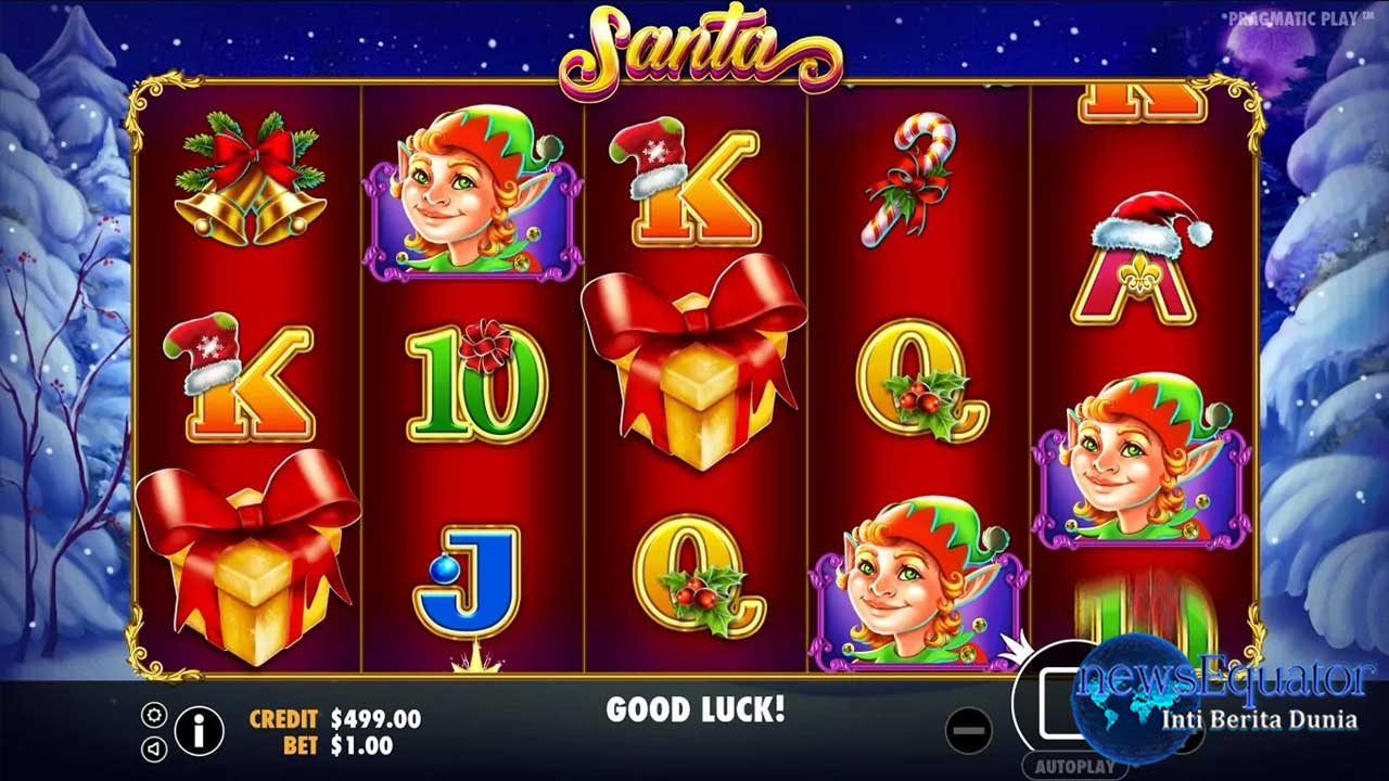 Santa: Slot Gacor Natal dengan Jackpot hingga 375.000.000 IDR dan Fitur Menarik dari Pragmatic Play