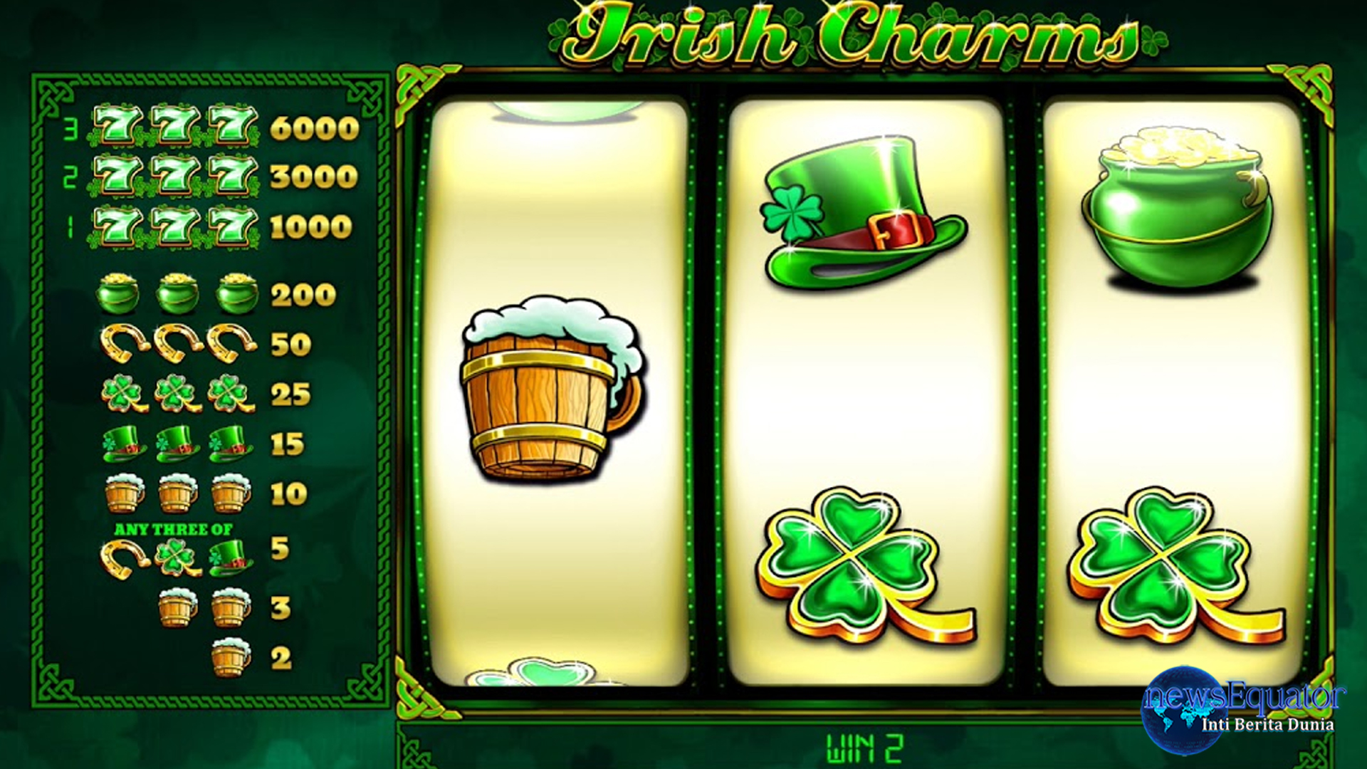 Keberuntungan Irlandia dalam Slot Irish Charms