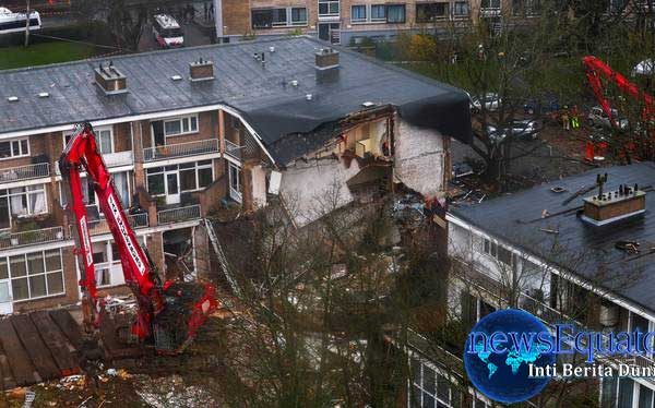 Tragedi di Den Haag: Kebakaran Sebabkan Apartemen Runtuh, 6 Orang Tewas