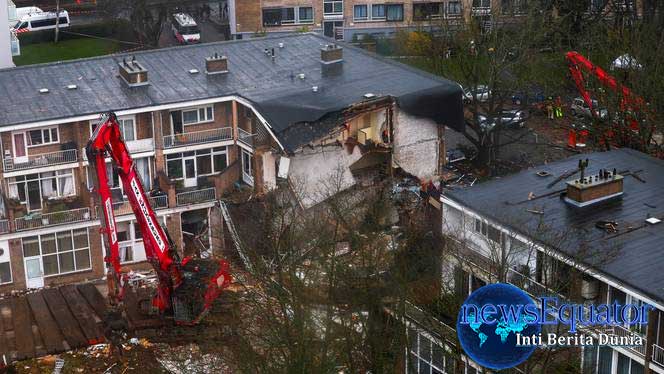 Tragedi di Den Haag: Kebakaran Sebabkan Apartemen Runtuh, 6 Orang Tewas