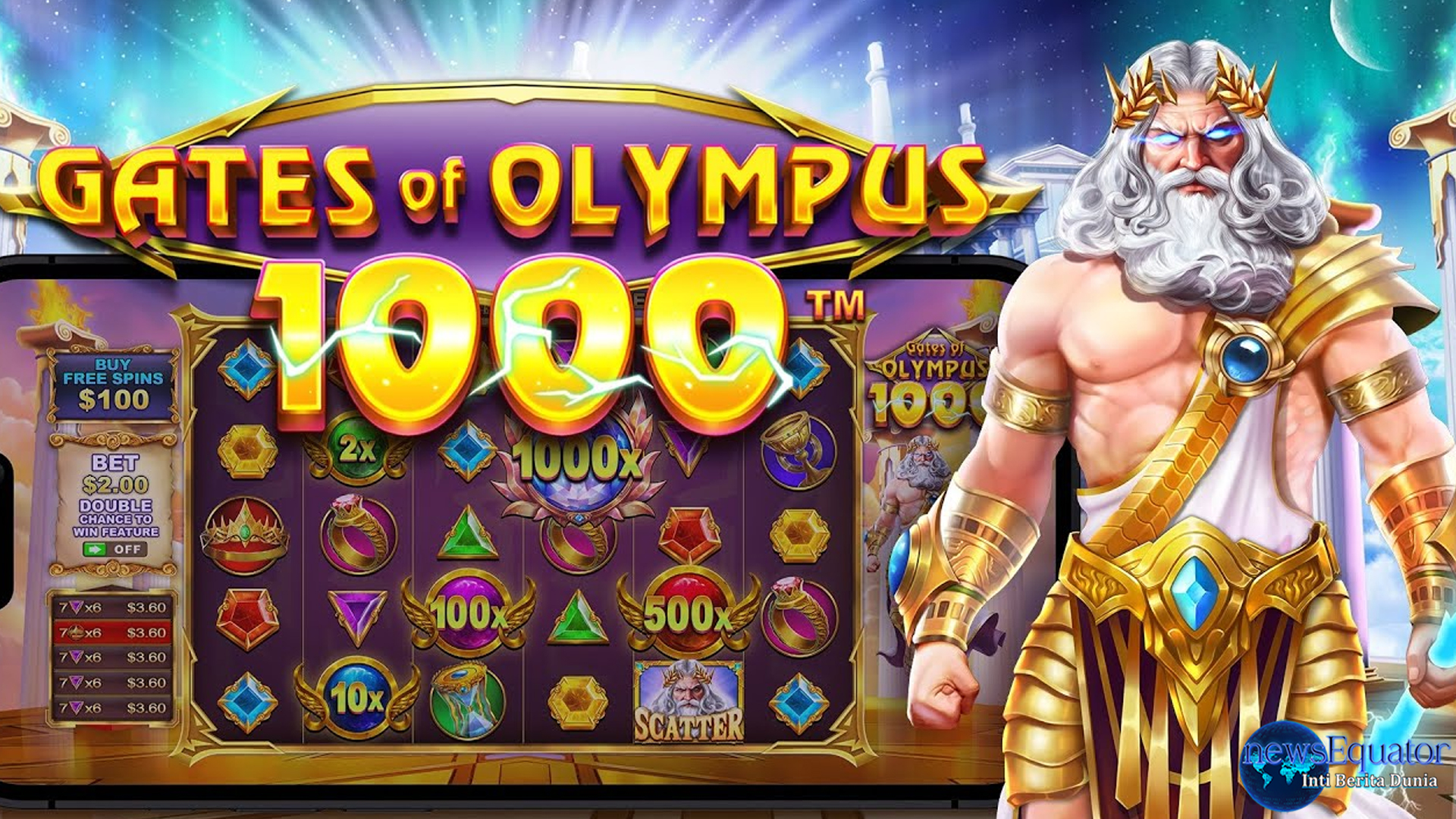 Keajaiban Slot Gates of Olympus 1000: Menangkan Hadiah Besar