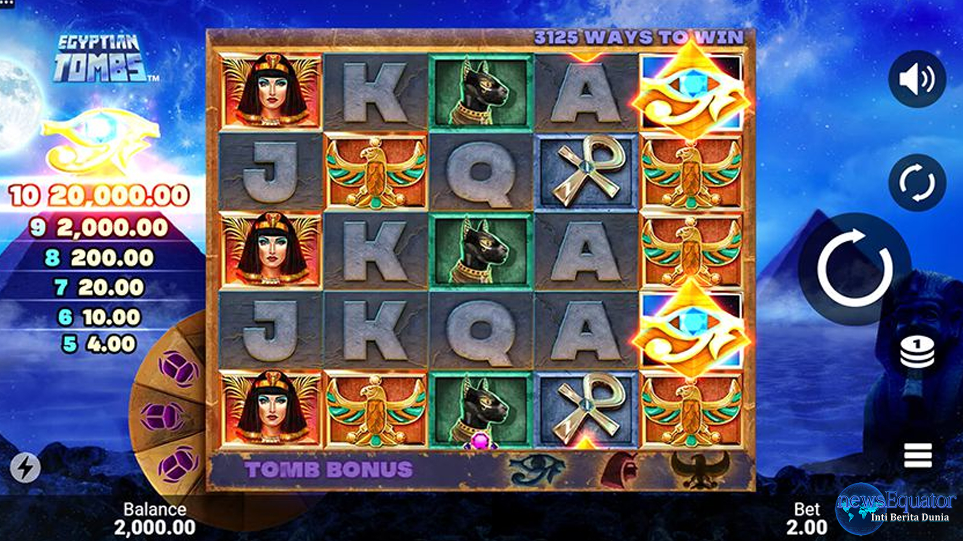 Spin dan Menang Besar: Nikmati Sensasi Slot Egyptian Tombs