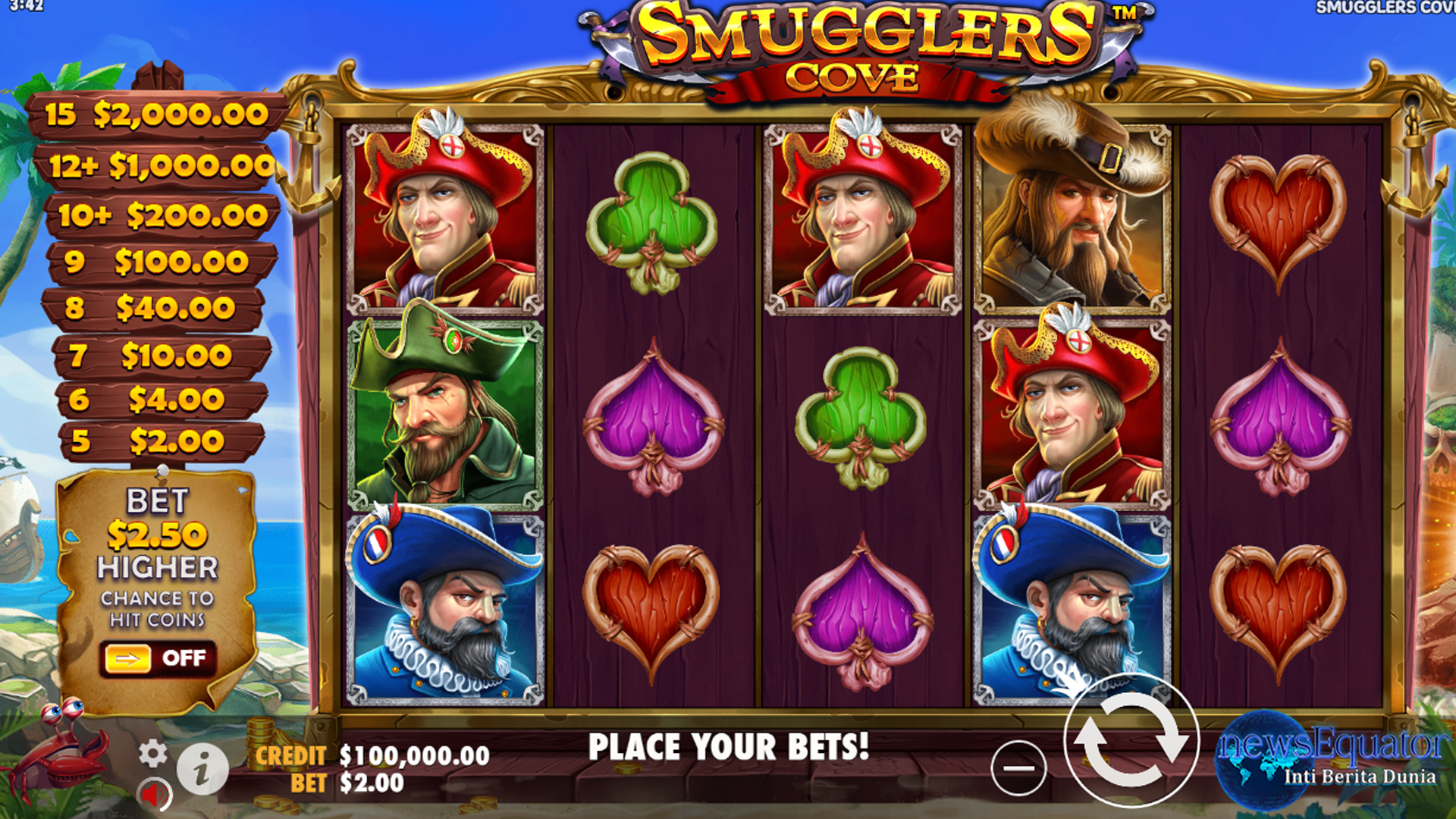 Fitur Bonus: Ungkap Kejutan Menarik di Slot Smugglers Cove