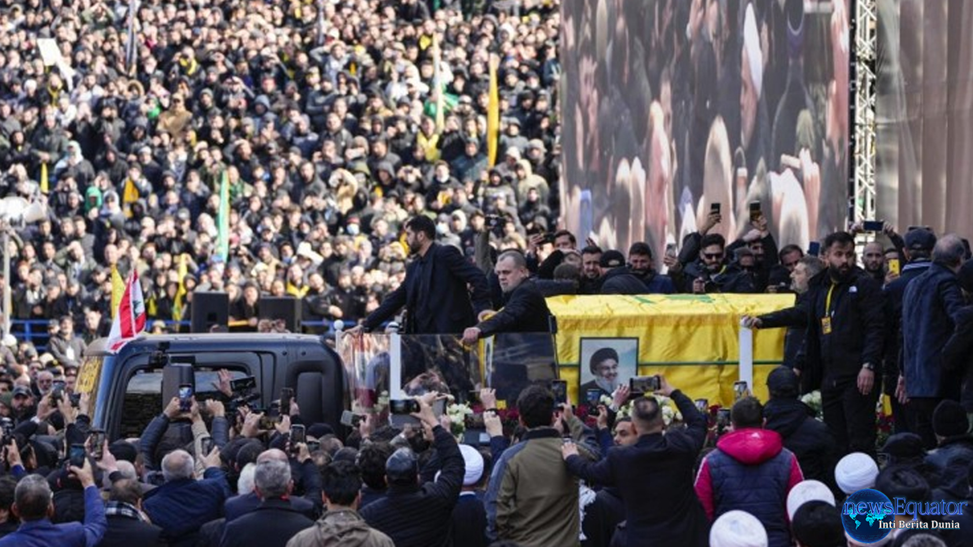 Pemakaman Nasrallah Dekat, Israel Kembali Serang Lebanon