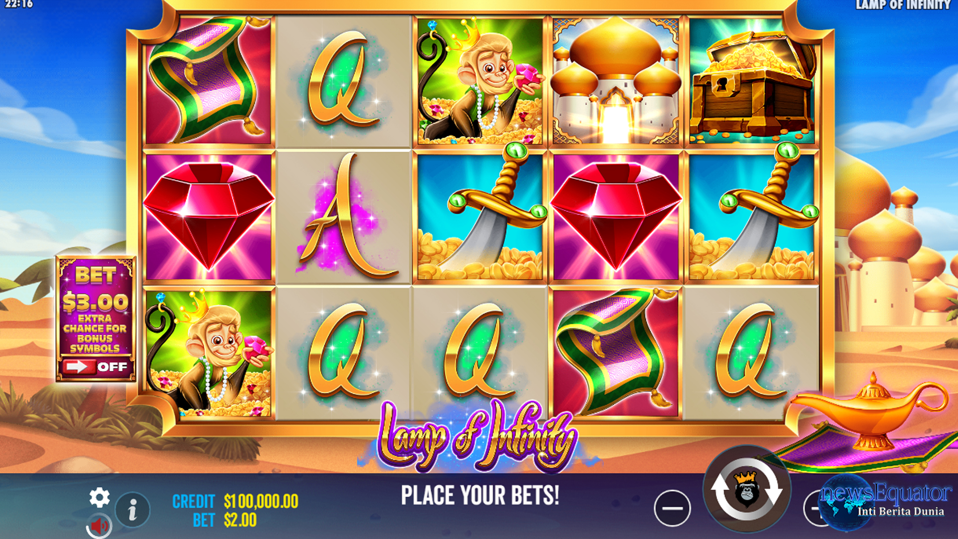 Lamp of Infinity: Slot Potensi Tak Terbatas Kemenangan Besar