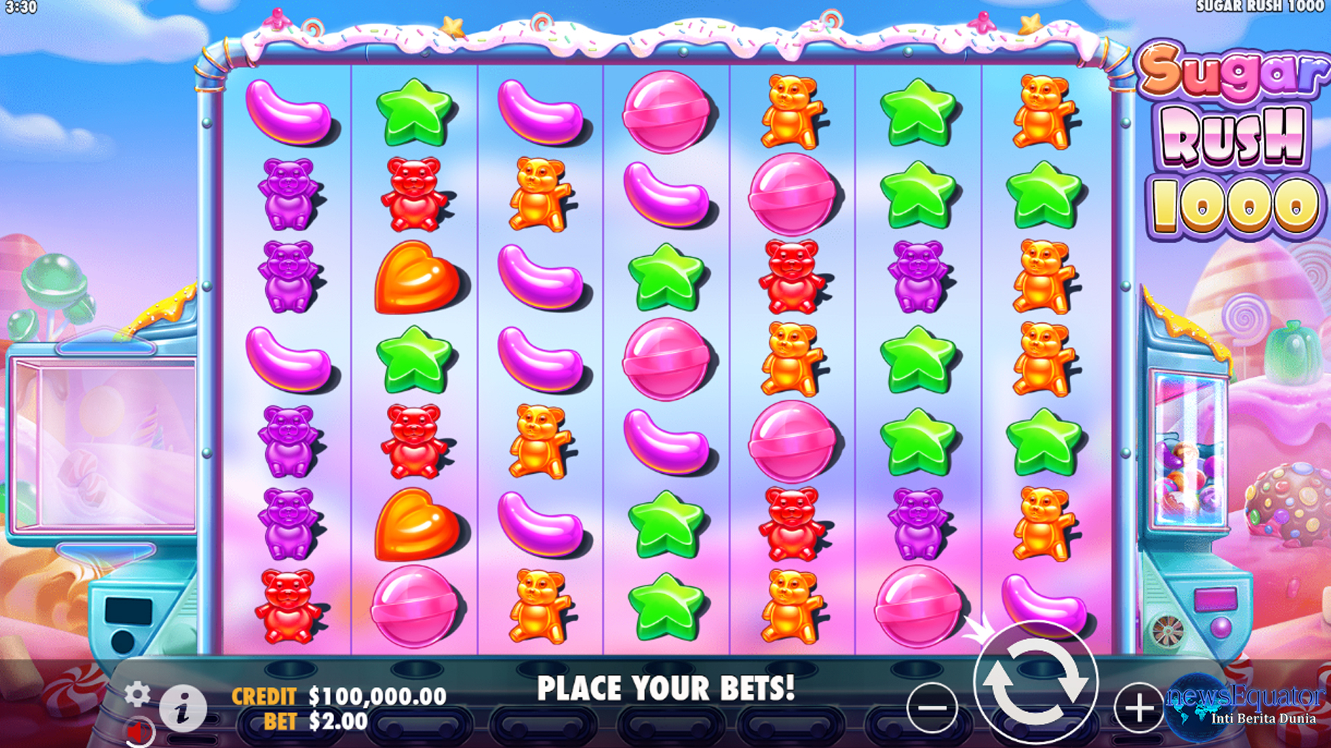 Slot Sugar Rush 1000: Benarkah Bisa Bawa Jackpot Manis Besar